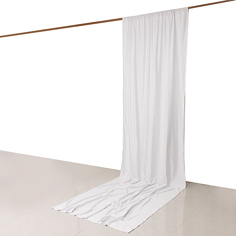 14 ft Scuba Polyester Backdrop Drape Curtain with Rod Pockets