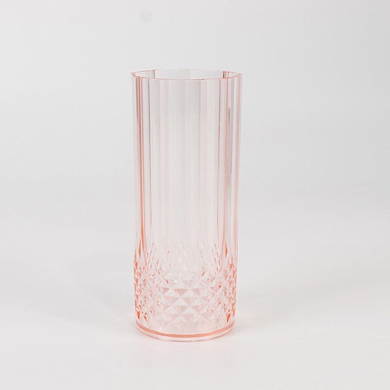 6 pcs 14 oz Crystal Plastic Drinking Glasses - Disposable Tableware