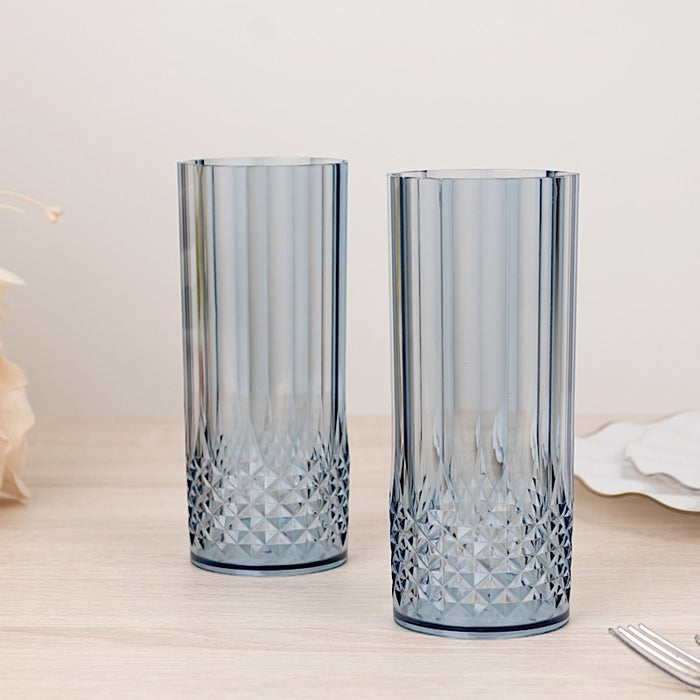 6 pcs 14 oz Crystal Plastic Drinking Glasses - Disposable Tableware