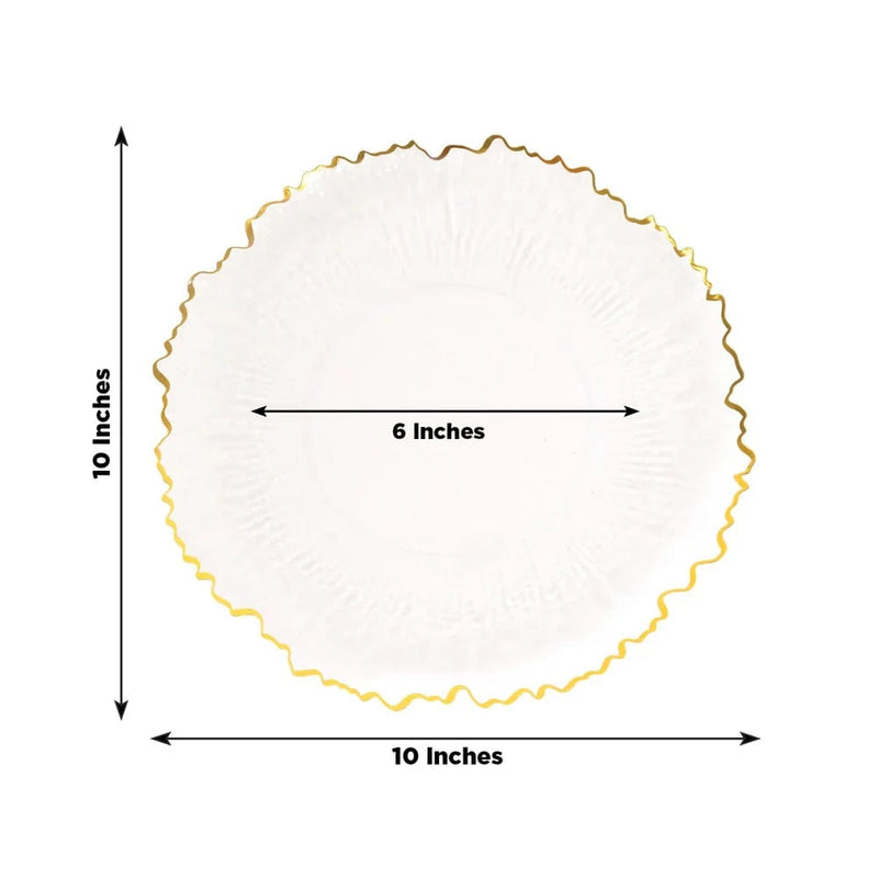 20 pcs 10" wide Plastic  Plates with Reef Desig - Disposable Tableware