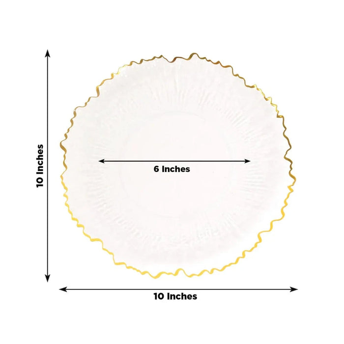 20 pcs 10" wide Plastic  Plates with Reef Desig - Disposable Tableware