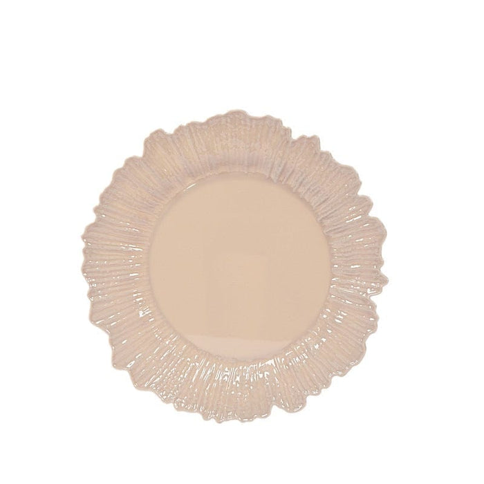 20 pcs 10" wide Plastic  Plates with Reef Desig - Disposable Tableware