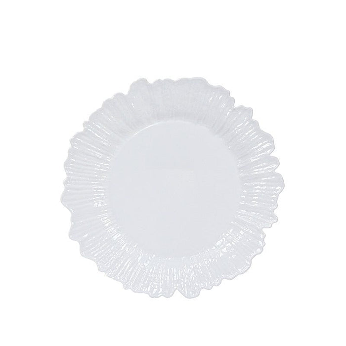20 pcs 10" wide Plastic  Plates with Reef Desig - Disposable Tableware