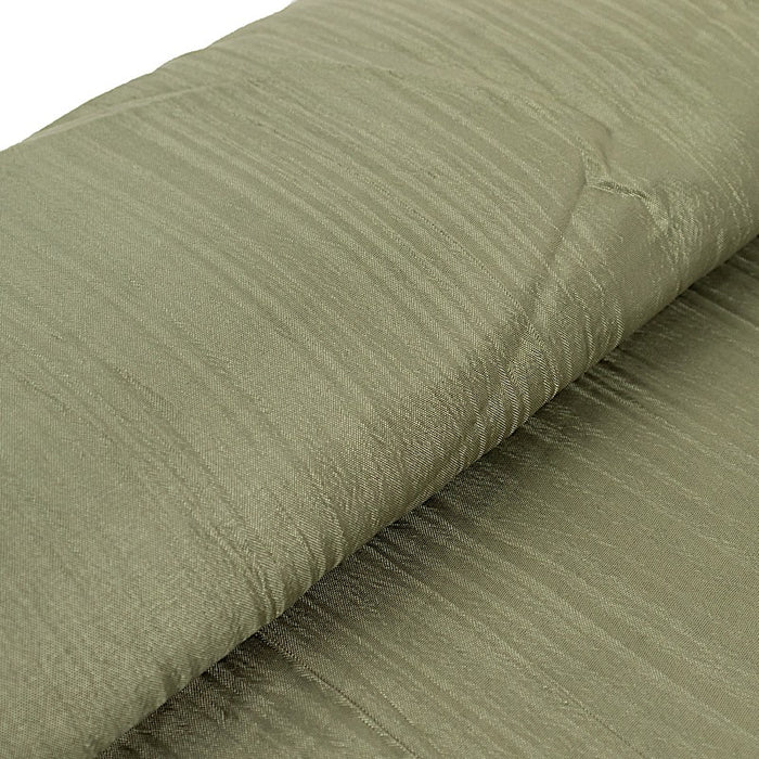 54" x 10 yards Accordion Crinkled Taffeta Fabric Bolt