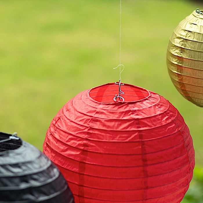 8 pcs Assorted Size 6 in 8 in 10 in 14 in Large Hanging Paper Lanterns