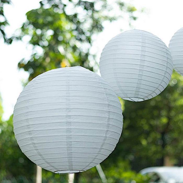 8 pcs Assorted Size 6 in 8 in 10 in 14 in Large Hanging Paper Lanterns