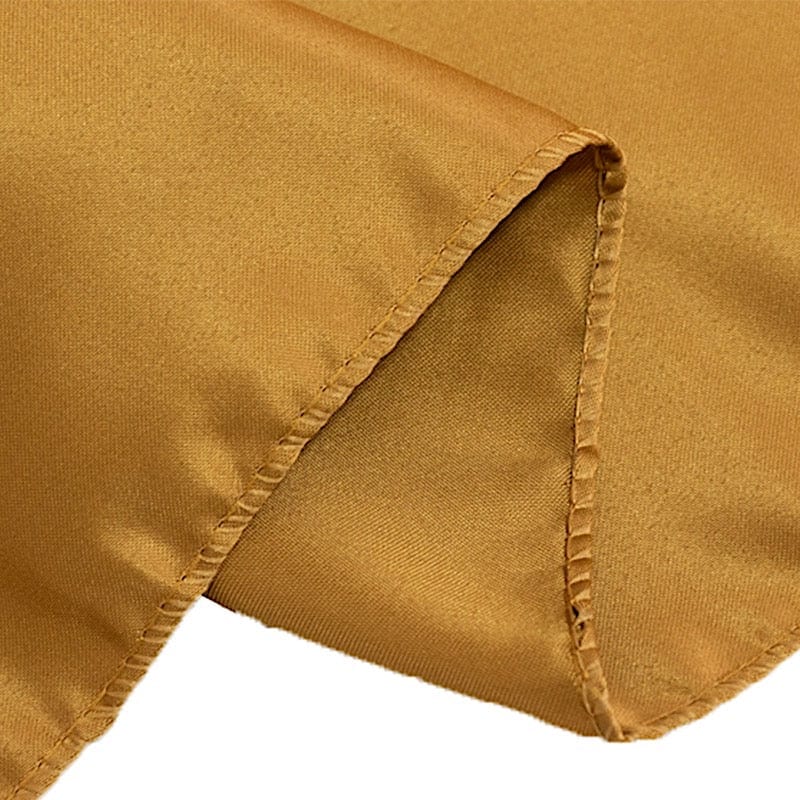 72" x 72" Satin Square Table Overlay Smooth Finish