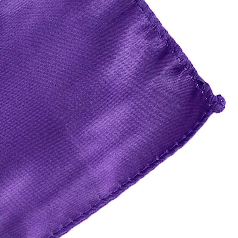 72" x 72" Satin Square Table Overlay Smooth Finish