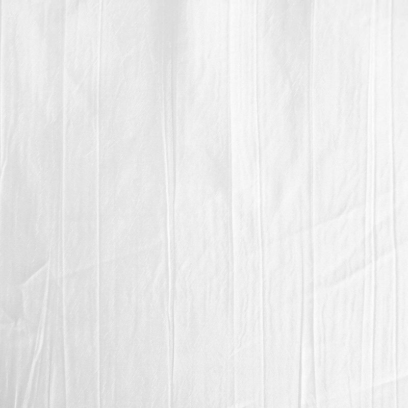 90" x 90" Metallic Crinkled Taffeta Table Overlay