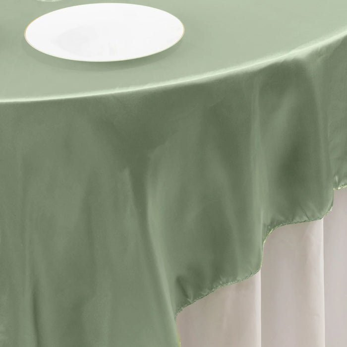 90" x 90" Satin Table Overlay