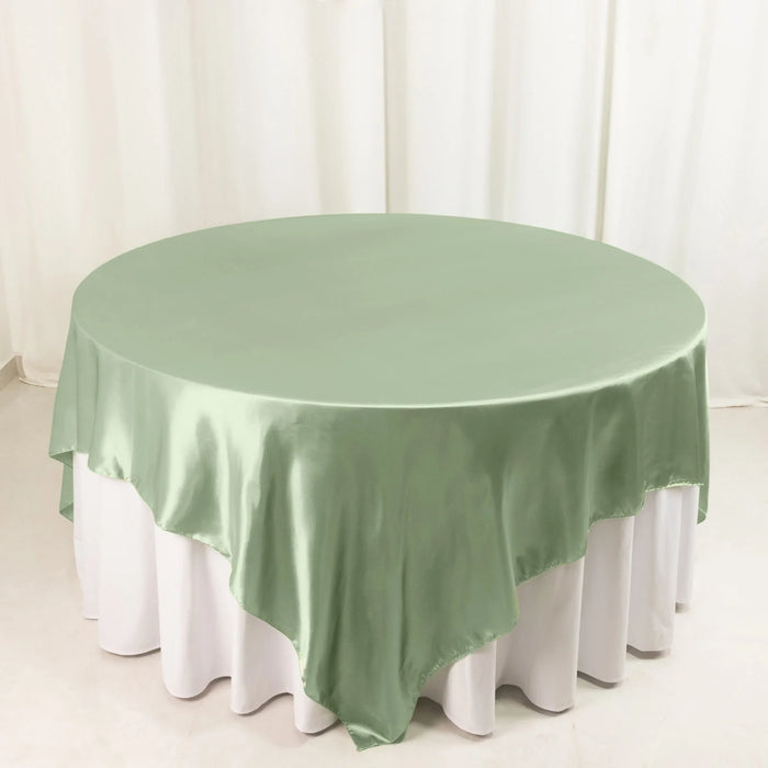 90" x 90" Satin Table Overlay