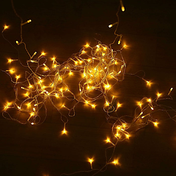 10 ft x 20 ft LED Curtain String Lights - Warm White