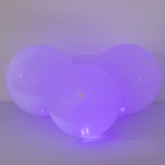 50 pcs 0.5" wide LED Orbs Battery Operated Round Balloon Lights