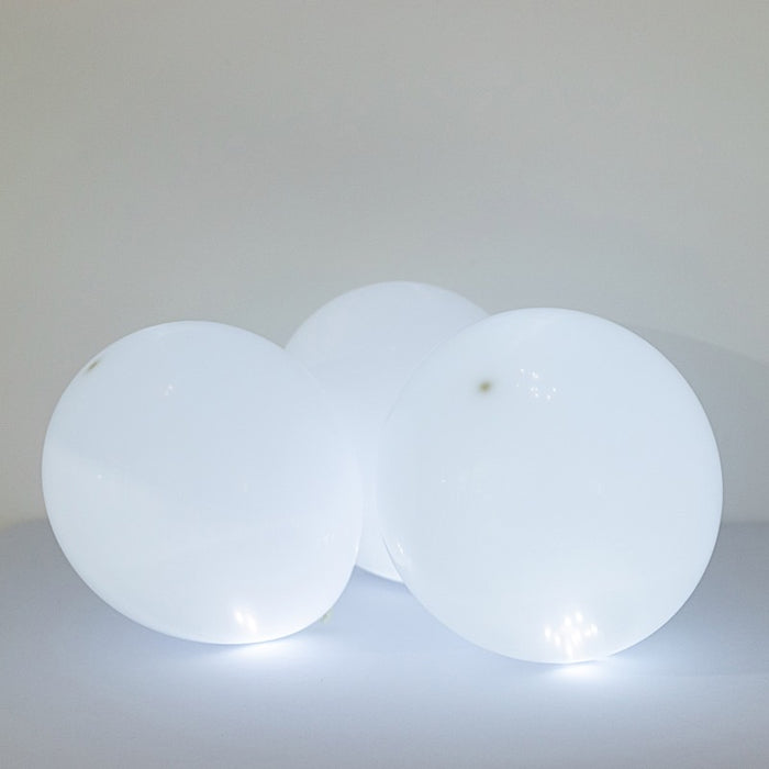 50 pcs 0.5" wide LED Orbs Battery Operated Round Balloon Lights