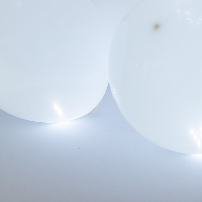 50 pcs 0.5" wide LED Orbs Battery Operated Round Balloon Lights