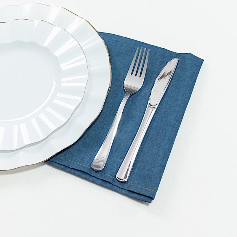 5 Polyester Table Napkins 17" x 17"