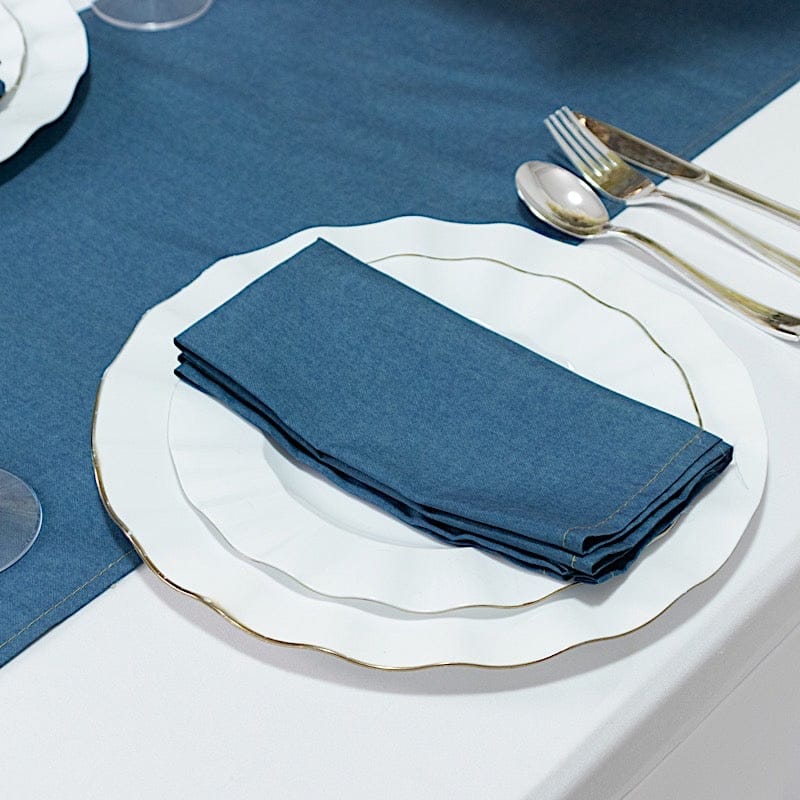 5 Polyester Table Napkins 17" x 17"
