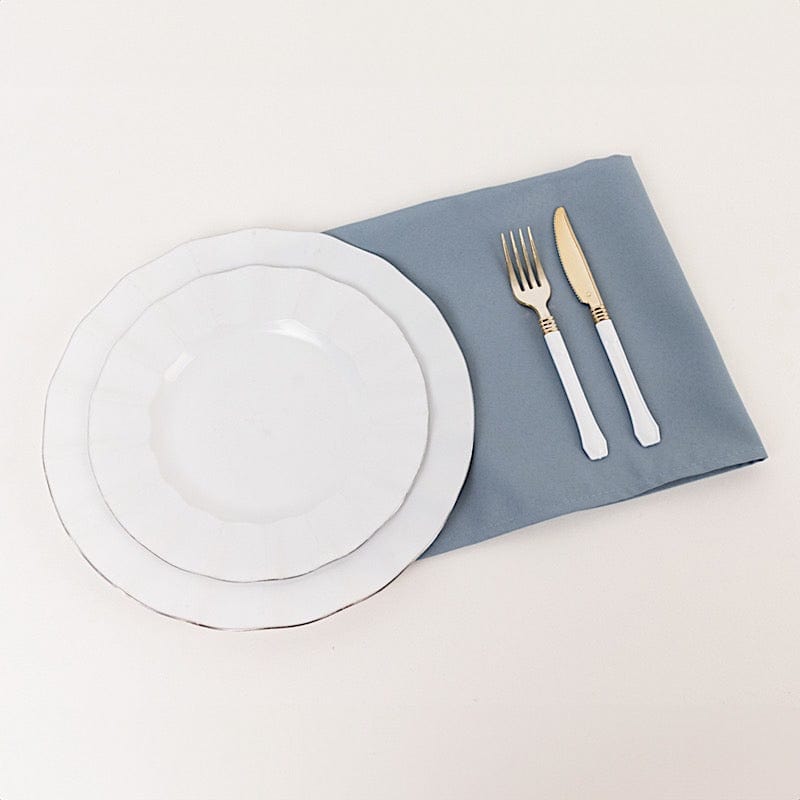 5 Premium 20" x 20" Polyester Dinner Table Napkins