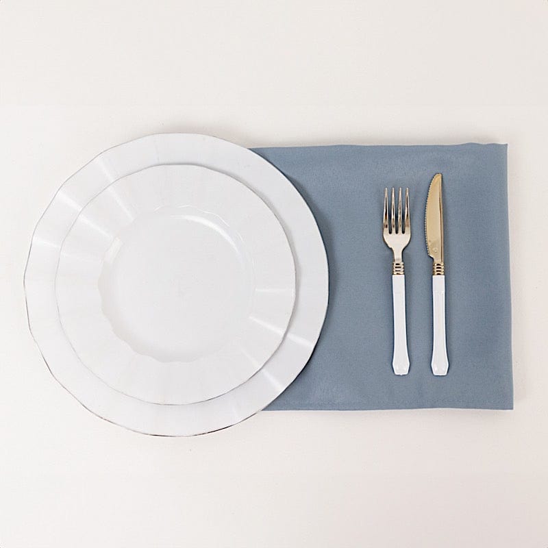 5 Premium 20" x 20" Polyester Dinner Table Napkins