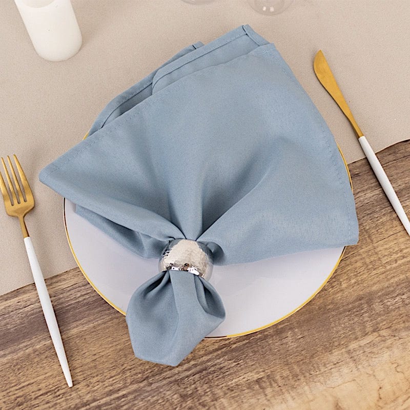 5 Premium 20" x 20" Polyester Dinner Table Napkins