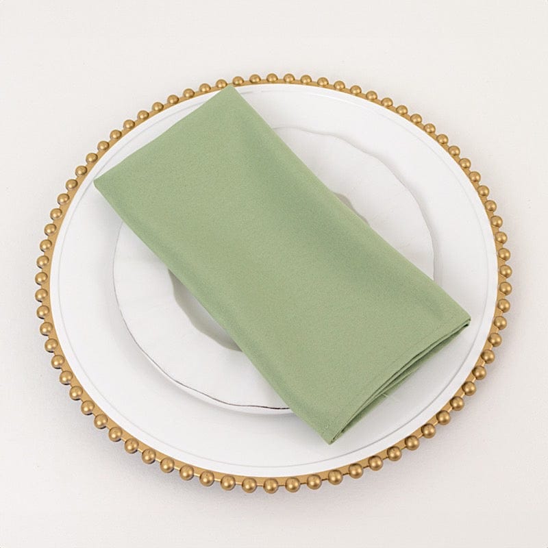 5 Premium 20" x 20" Polyester Dinner Table Napkins