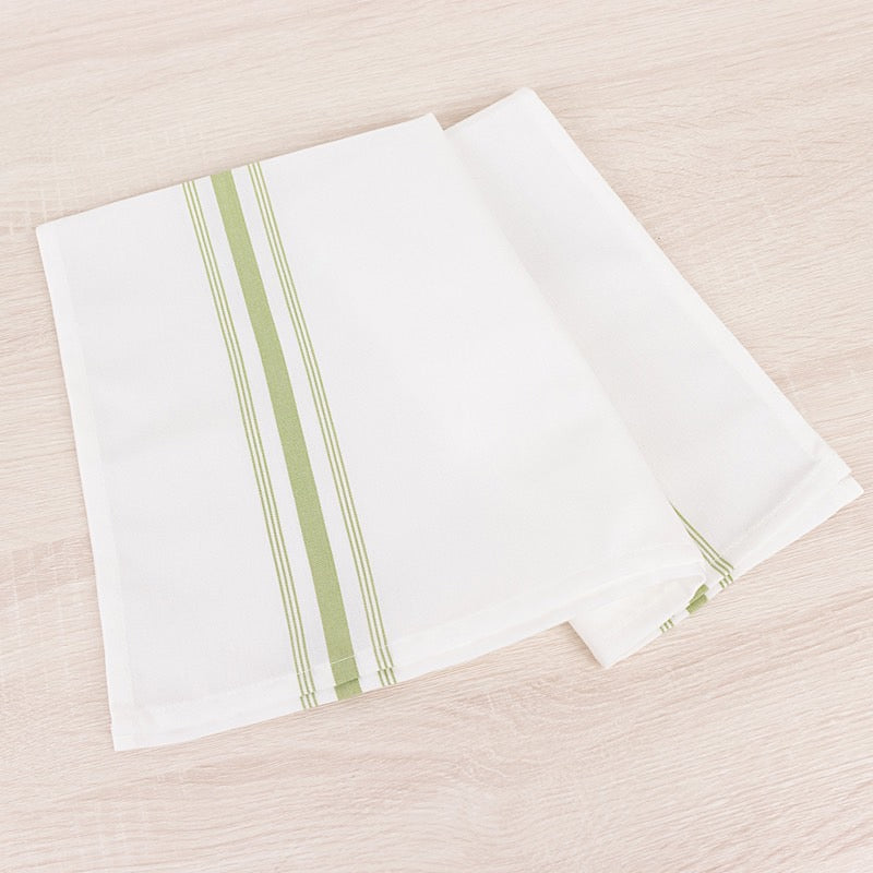 10 Polyester Napkins with Stripes 18