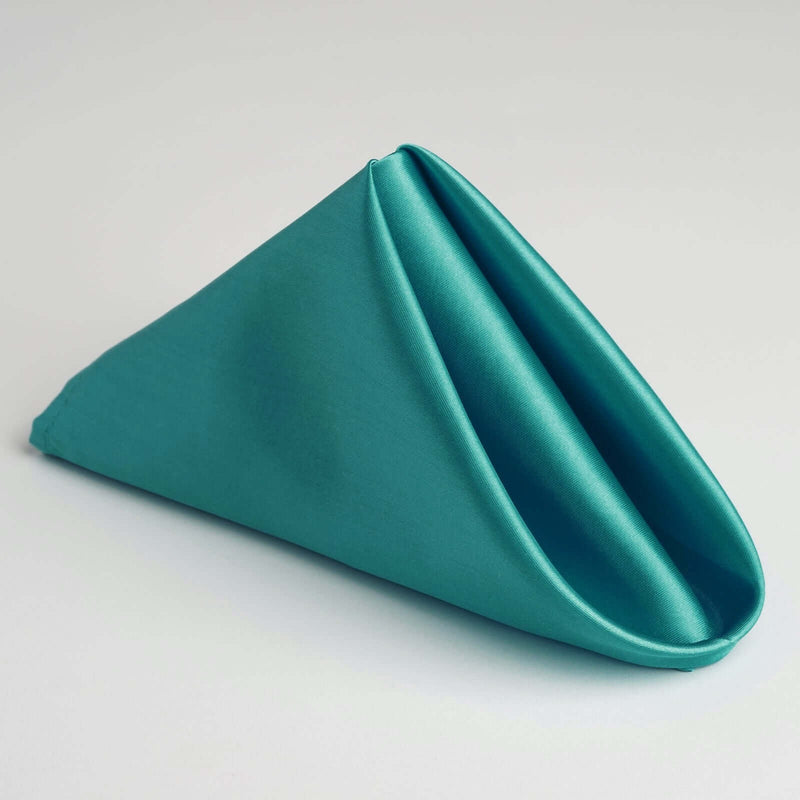 5 Satin Dinner Table Napkins 20" x 20"