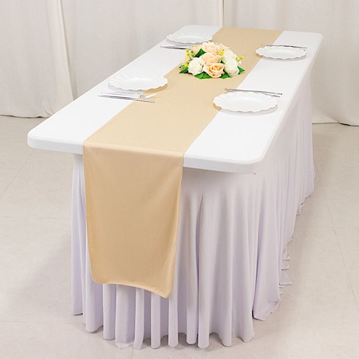 12" x 108" Premium Scuba Polyester Table Runner