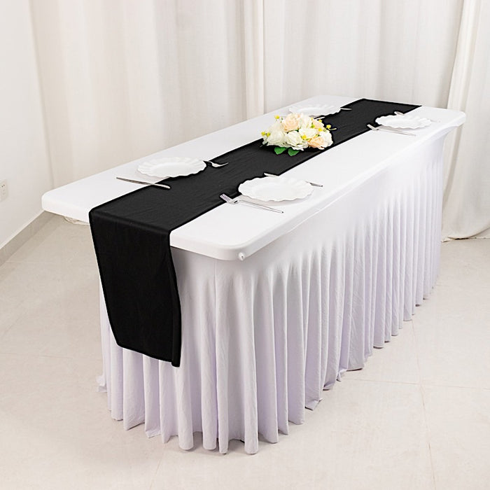 12" x 108" Premium Scuba Polyester Table Runner