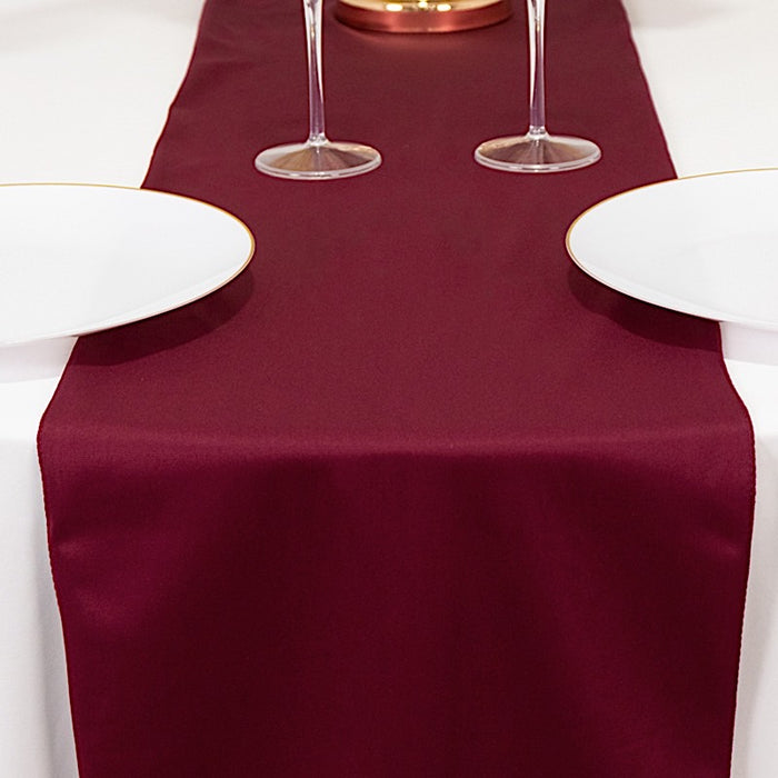 12" x 108" Premium Scuba Polyester Table Runner