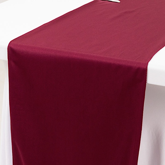 12" x 108" Premium Scuba Polyester Table Runner