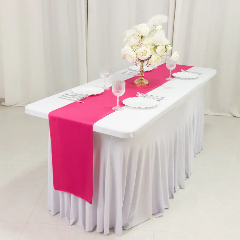 12" x 108" Premium Scuba Polyester Table Runner