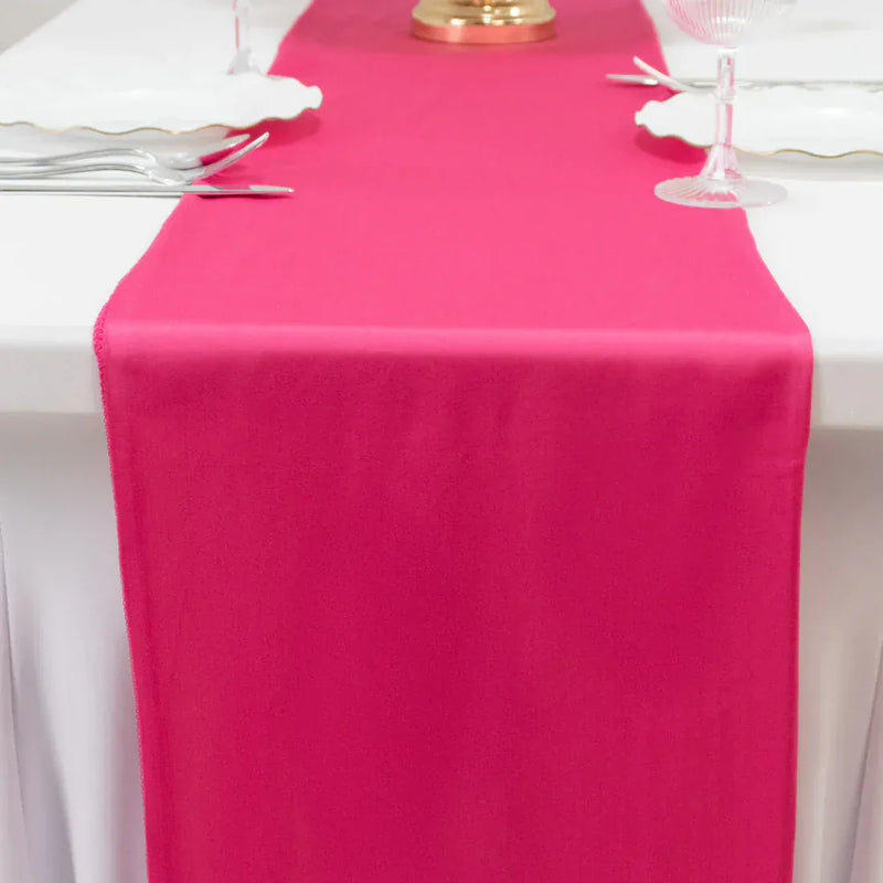 12" x 108" Premium Scuba Polyester Table Runner