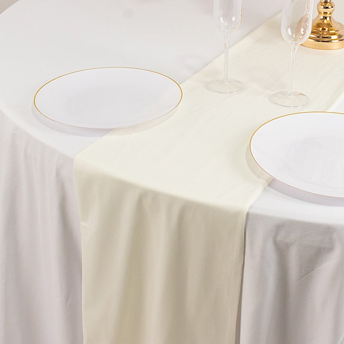 12" x 108" Premium Scuba Polyester Table Runner