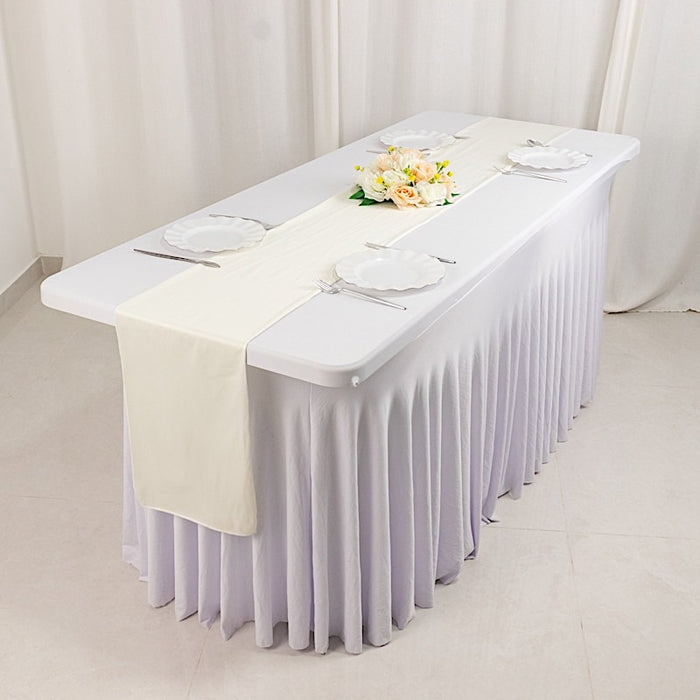 12" x 108" Premium Scuba Polyester Table Runner