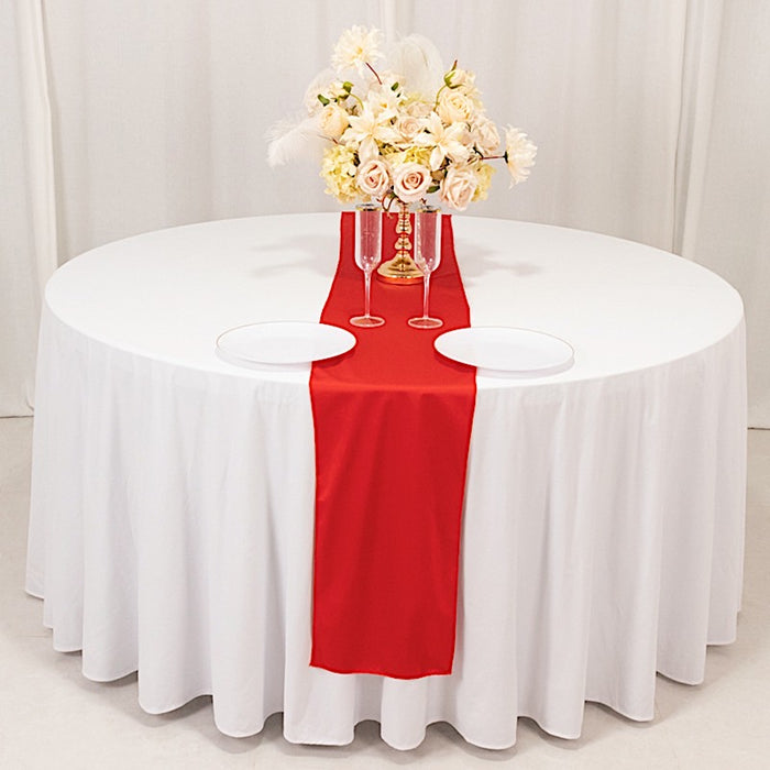 12" x 108" Premium Scuba Polyester Table Runner