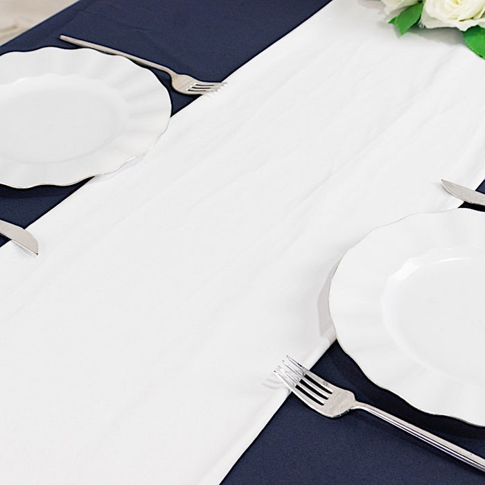 12" x 108" Premium Scuba Polyester Table Runner