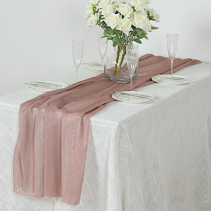 27" x 120" Sparkling Glitter Table Runner