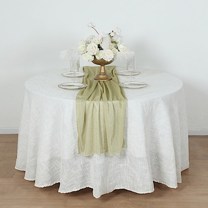 27" x 120" Sparkling Glitter Table Runner