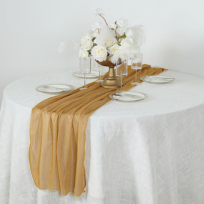 27" x 120" Sparkling Glitter Table Runner