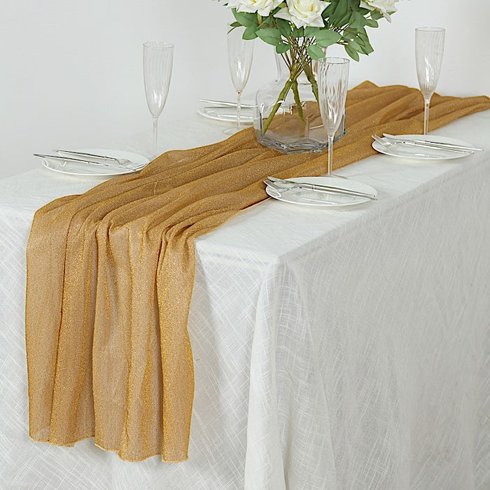 27" x 120" Sparkling Glitter Table Runner