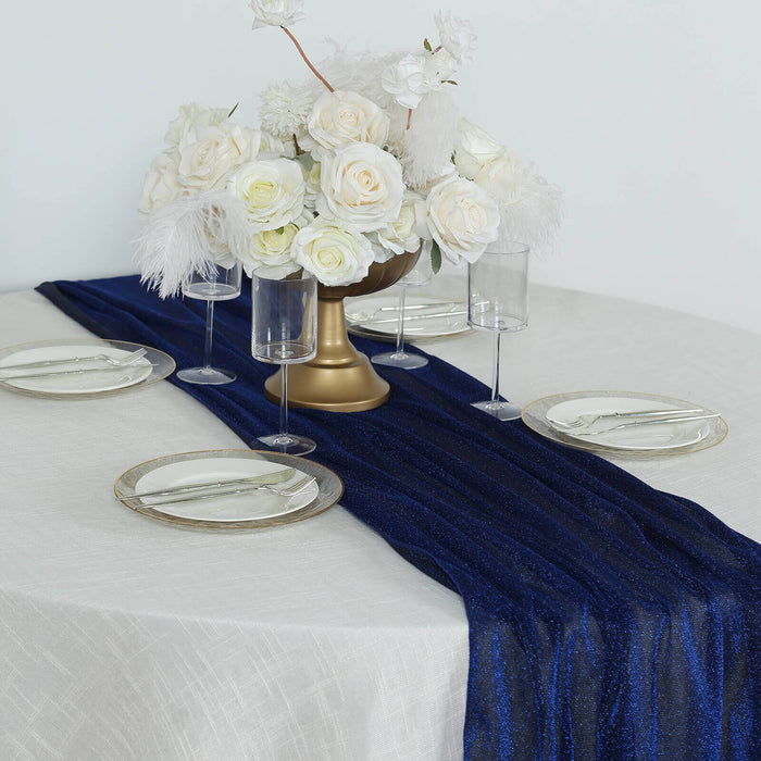 27" x 120" Sparkling Glitter Table Runner