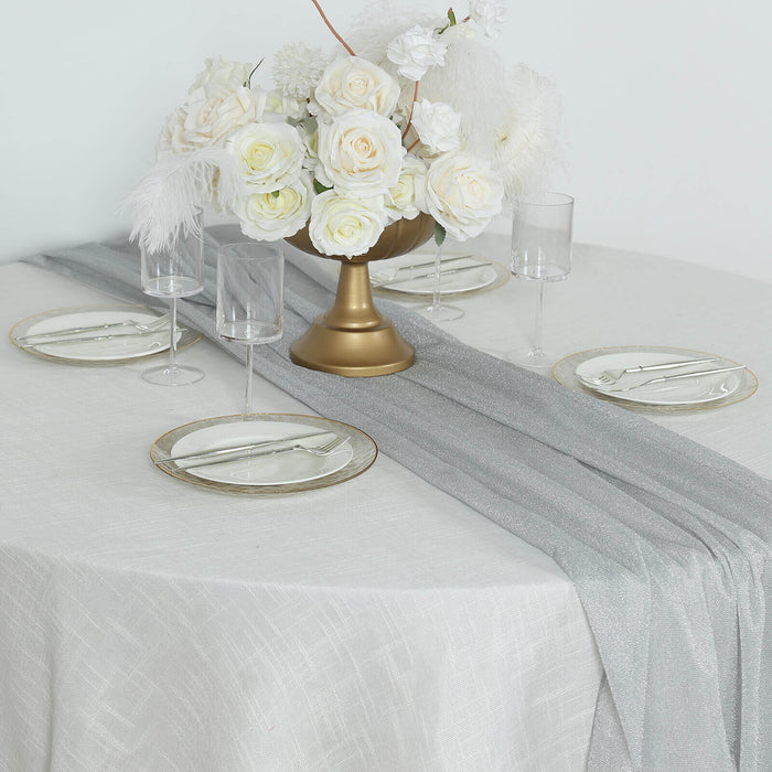 27" x 120" Sparkling Glitter Table Runner