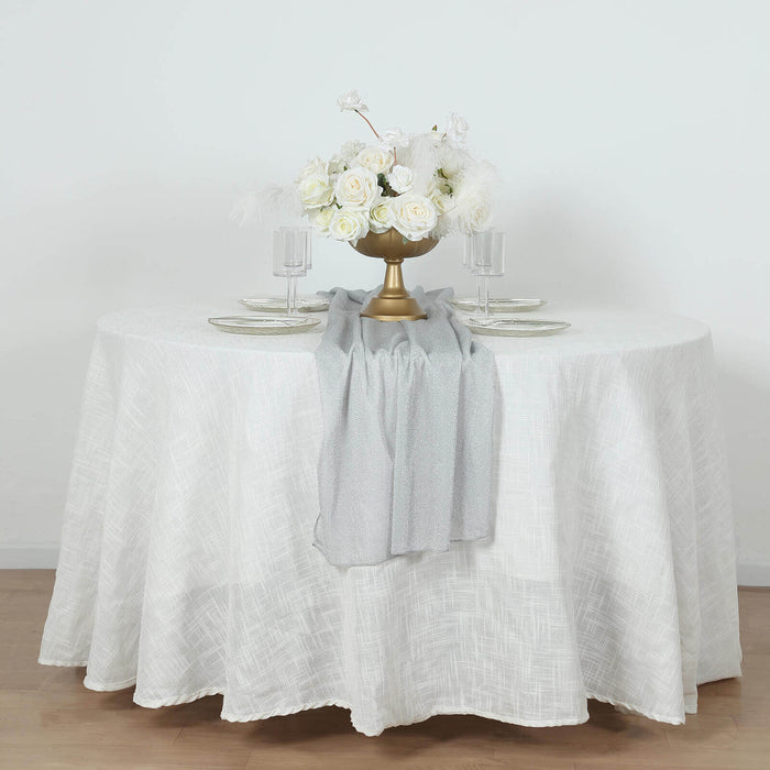 27" x 120" Sparkling Glitter Table Runner