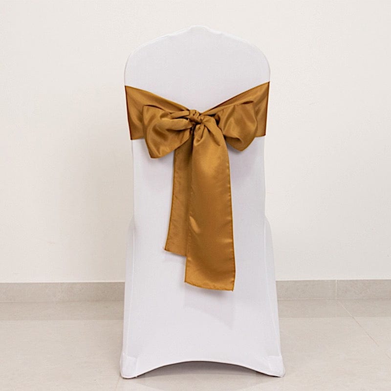 5 Lamour Satin Chair Sashes