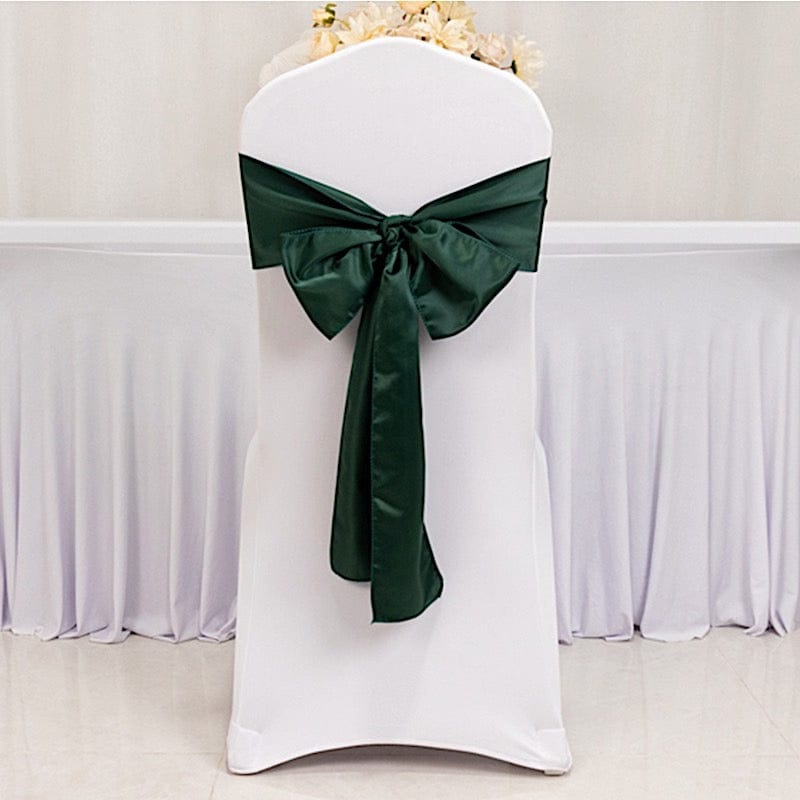 5 Lamour Satin Chair Sashes