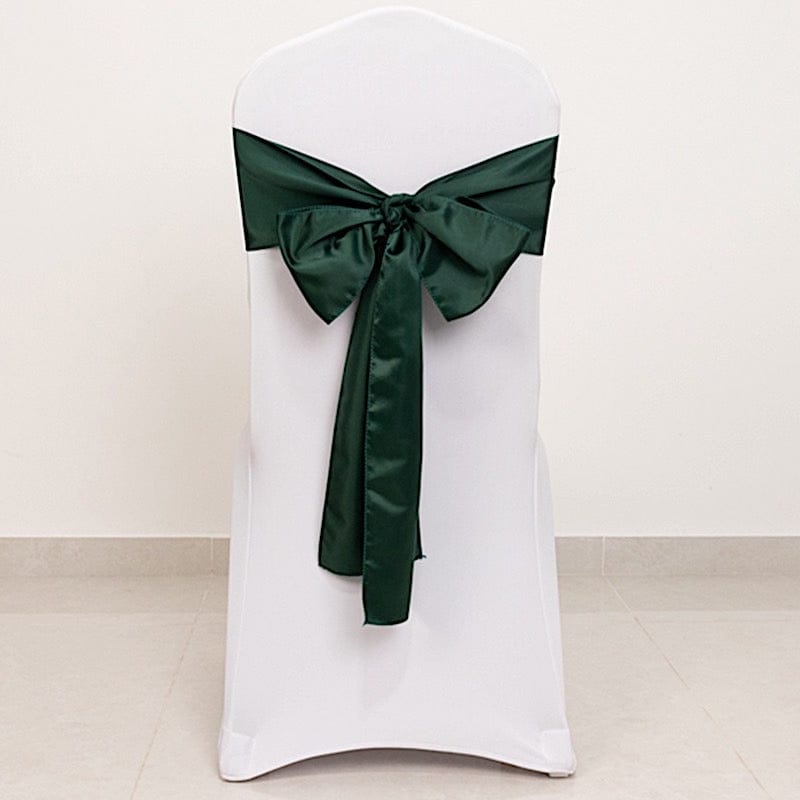 5 Lamour Satin Chair Sashes