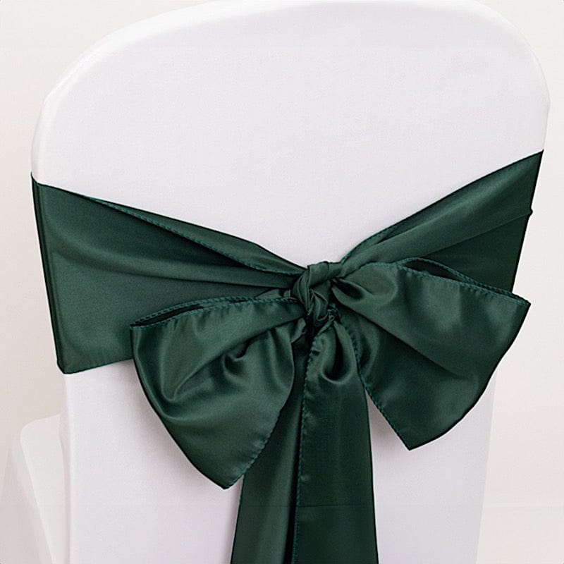 5 Lamour Satin Chair Sashes
