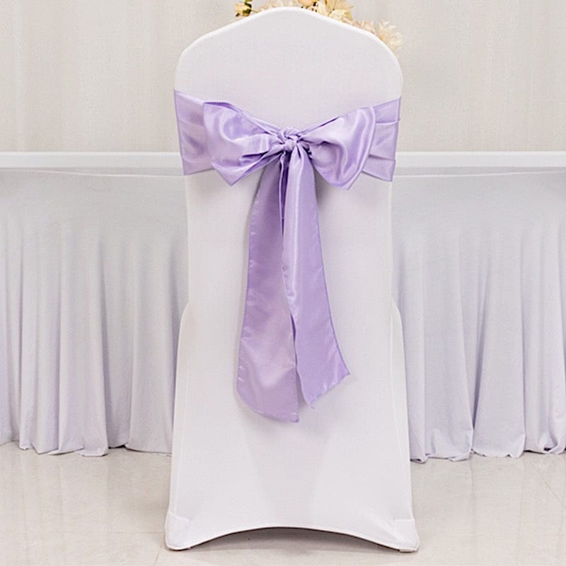 5 Lamour Satin Chair Sashes