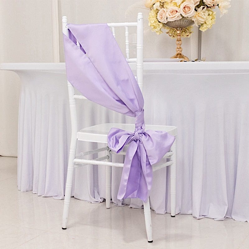 5 Lamour Satin Chair Sashes